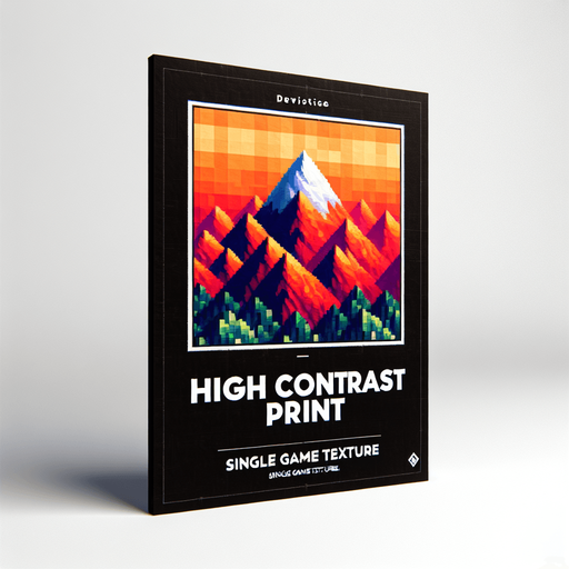 A ad Print.
Single Game Texture.  In-Game asset.  2d.  Blank background.  High contrast.  No shadows
