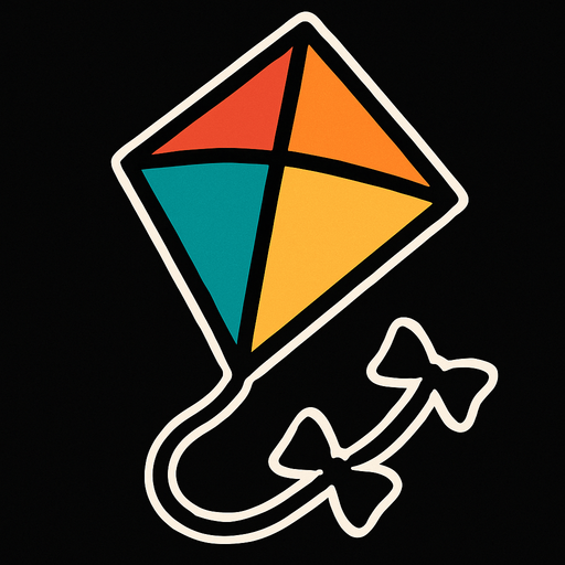 Kite.
In-Game asset.  2d.  High contrast.  No shadows