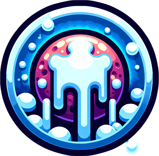 powerup freeze used in fruit ninja game.
Single Game Texture.  In-Game asset.  2d.  Blank background.  High contrast.  No shadows.
Single Game Texture.  In-Game asset.  2d.  Blank background.  High contrast.  No shadows