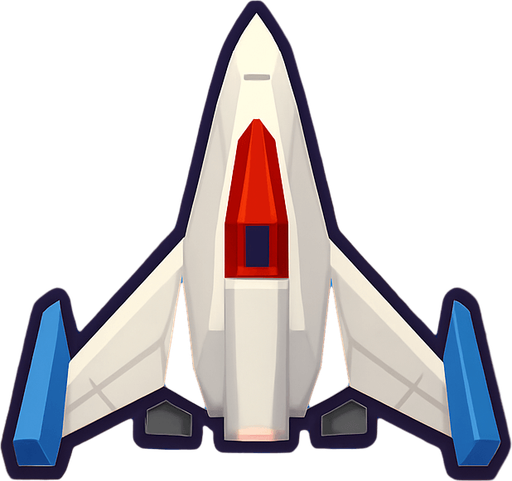 Modern App Store icon, high definition, square with rounded corners, for a game titled "Galaxy Defender: Space Shooter" and with the description "Classic space shooter where you defend against enemy waves by moving your ship and firing bullets upward.". No text on icon!