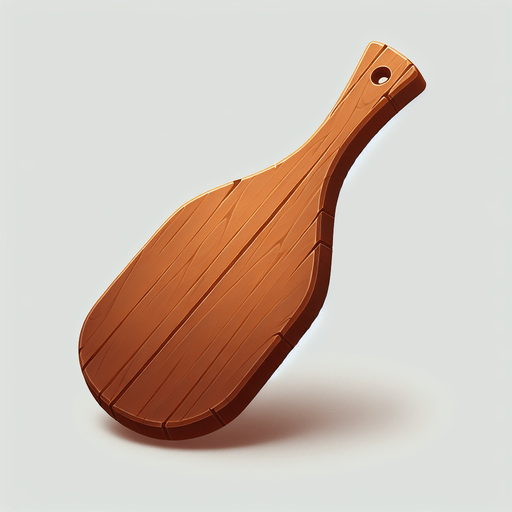 paddle shoud be like wood.
Single Game Texture. In-Game asset. 2d. Blank background. High contrast. No shadows.