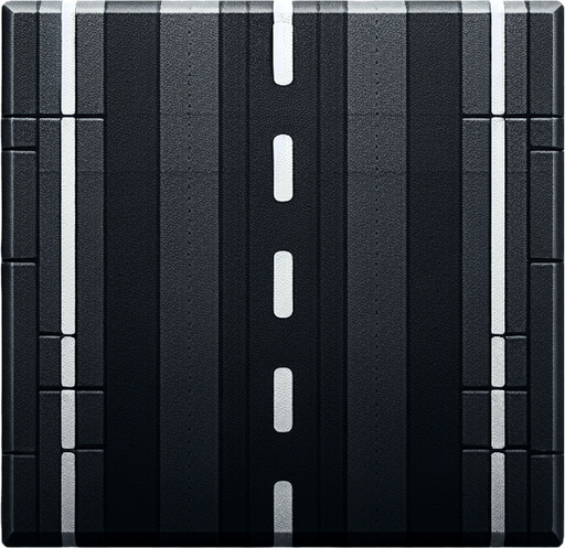 Top down road.
Single Game Texture.  In-Game asset.  High contrast.  No shadows