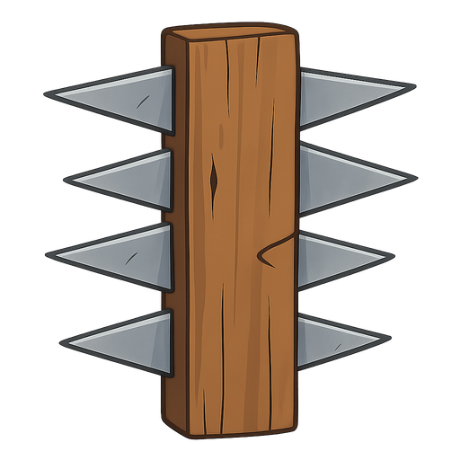 bir tahta etrafında bıçakları olan bir tahta
. No background. Transparent background. Blank background. No shadows. 2d. In-Game asset. flat