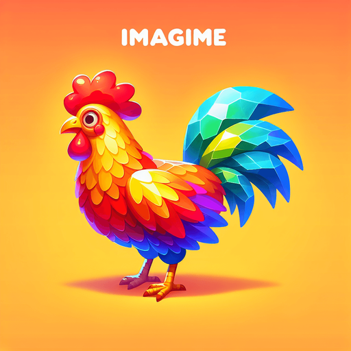 A chicken animal..
Single Game Texture. In-Game asset. 2d. Blank background. High contrast. No shadows.
