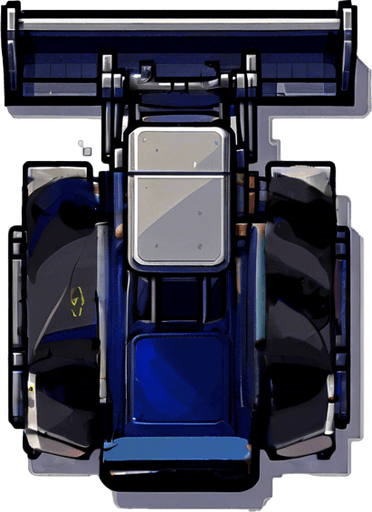 Impression de mouvement des chenilles.