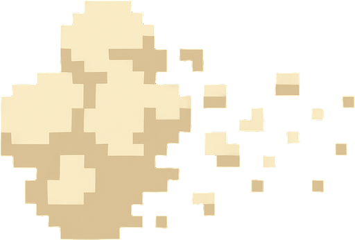 Disappear smoke pixel.
In-Game asset.  2d.  High contrast.  No shadows