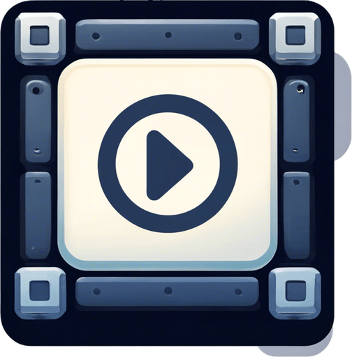 remove the play sign and circle in the middle