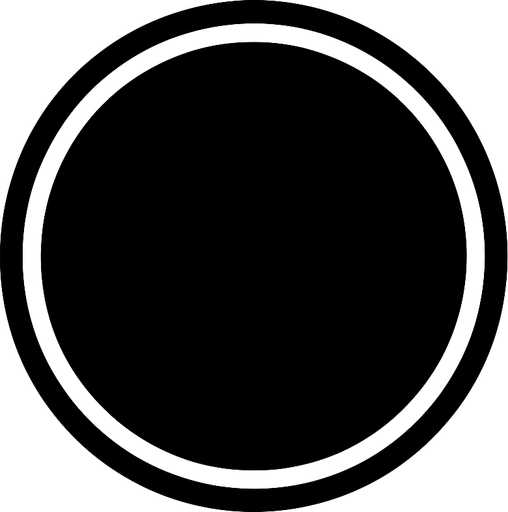 give me black circle.
In-Game asset.  2d.  High contrast.  No shadows