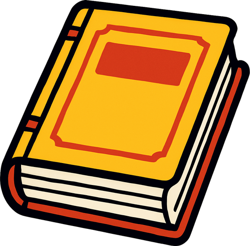 kitap.
In-Game asset.  2d.  High contrast.  No shadows