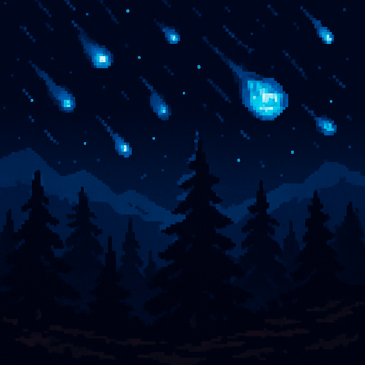 Elimina los cristales y agrega árboles , estilo pixelart