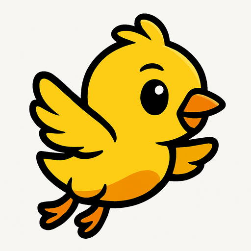 hava civcivi.
In-Game asset.  2d.  High contrast.  No shadows