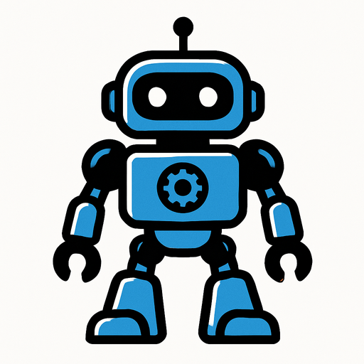 robot.
In-Game asset.  2d.  High contrast.  No shadows