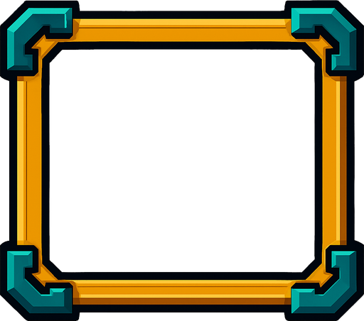 Рамка для всплывающей меню подсказки.
In-Game asset.  2d.  High contrast.  No shadows