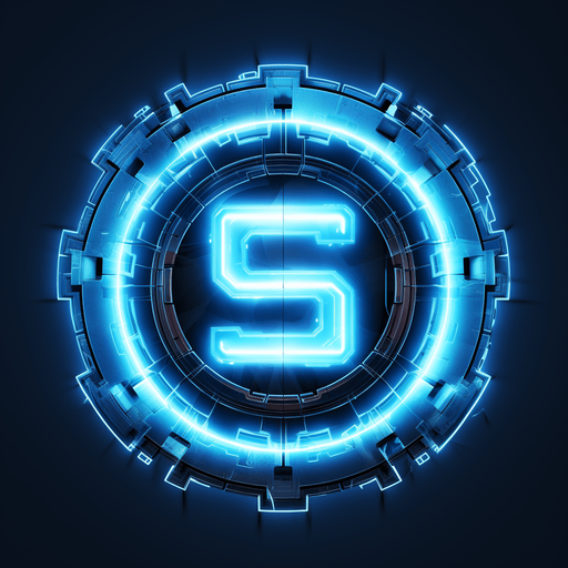Blue glowing powerup circle with s in center
Single Game Texture. In-Game asset. 2d. Pixelart. White background. Blank background. Low detail. High contrast.