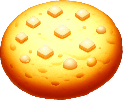 A delicious plain vanilla cookie. Single Game Texture. In-Game asset. 2d. Blank background. High contrast. No shadows.