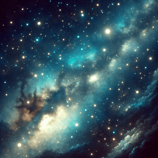 A background image of some stars in space
Single Game Texture. In-Game asset. 2d. Blank background. High contrast. No shadows.