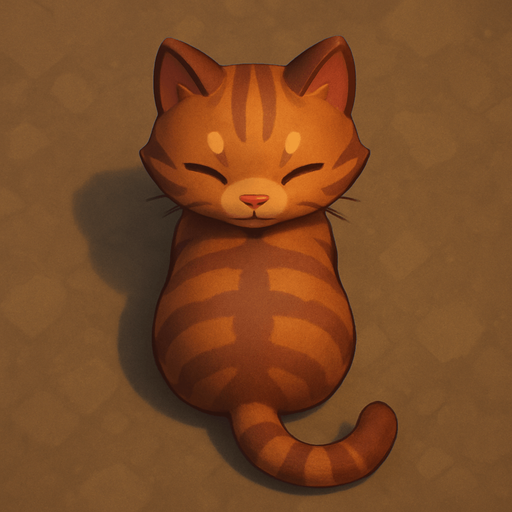 cat top view.
In-Game asset