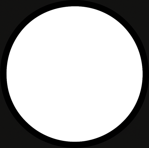 White ball.
In-Game asset.  2d.  High contrast.  No shadows