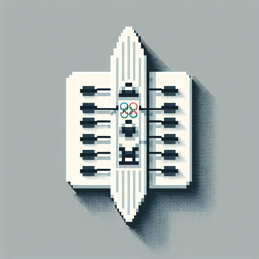 white olympic raft seen directly from above. bird-eye view. pixelated..
Single Game Texture. In-Game asset. 2d. Blank background. High contrast. No shadows.