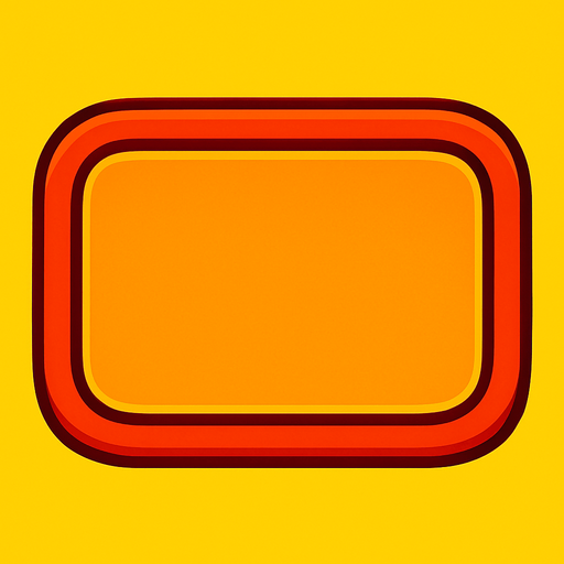 button background.
In-Game asset.  2d.  High contrast.  No shadows