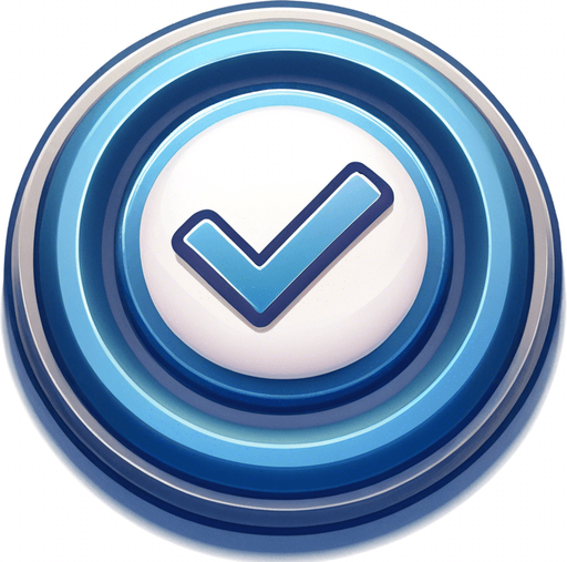 Replace the checkmark symbol with a question mark.