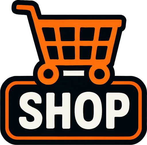 Shop button yap ama market sepeti şeklinde olsun.
In-Game asset.  2d.  High contrast.  No shadows