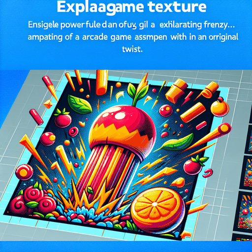 powerup frenzy used in fruit ninja game.
Single Game Texture.  In-Game asset.  2d.  Blank background.  High contrast.  No shadows