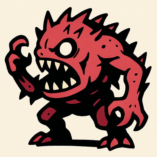 Enemy.
In-Game asset.  2d.  High contrast.  No shadows