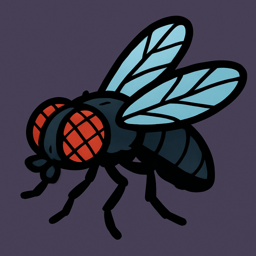 fly.
In-Game asset.  2d.  High contrast.  No shadows