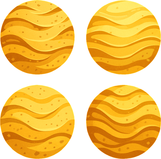 Pack of sand shots.sphere.
In-Game asset.  2d.  High contrast.  No shadows