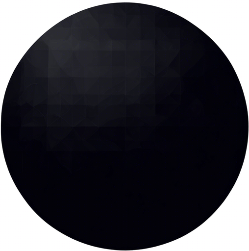 Make the circle completely black on all pixels.