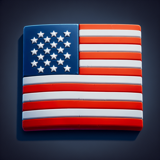 american flag.
Single Game Texture.  In-Game asset.