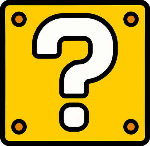 Yellow Block.
In-Game asset.  2d.  High contrast.  No shadows