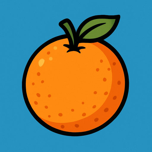 orange.
In-Game asset.  2d.  High contrast.  No shadows