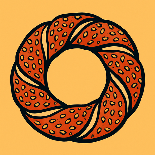 Simit.
In-Game asset.  2d.  High contrast.  No shadows