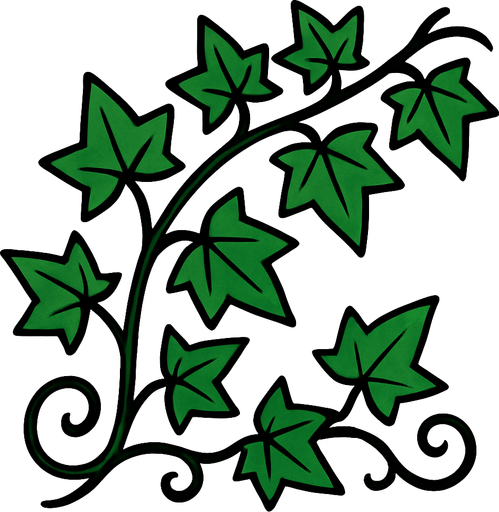 Ivy.
In-Game asset.  2d.  High contrast.  No shadows