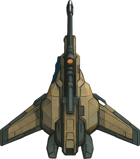 sniper spaceship top view