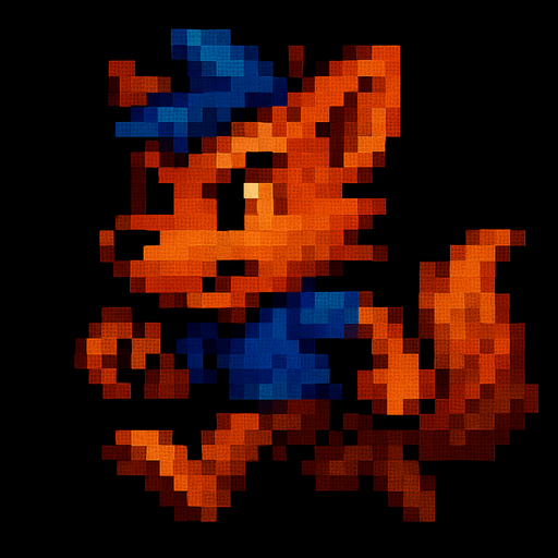 Corriendo, pixelart
