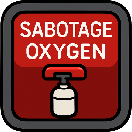 among us sabotageOxygenButton.
In-Game asset.  2d.  High contrast.  No shadows