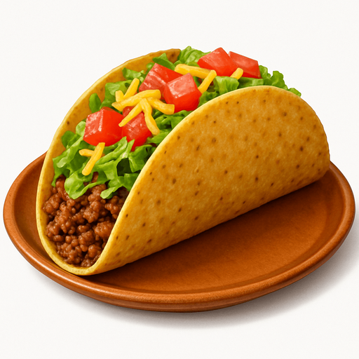 Tabakta Taco - Gerçekçi - Yazısız.
In-Game asset.  2d.  High contrast.  No shadows