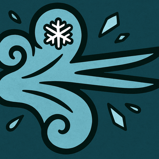 A cold gale