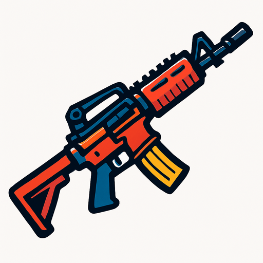 Arma.
In-Game asset.  2d.  High contrast.  No shadows