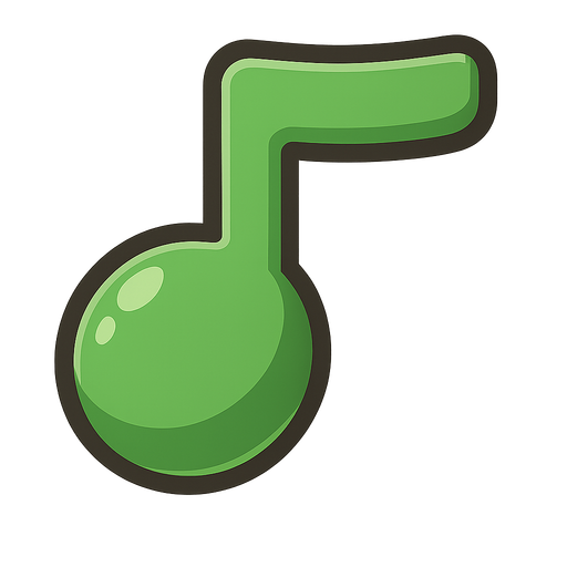 The same note without the background only change is it will be green