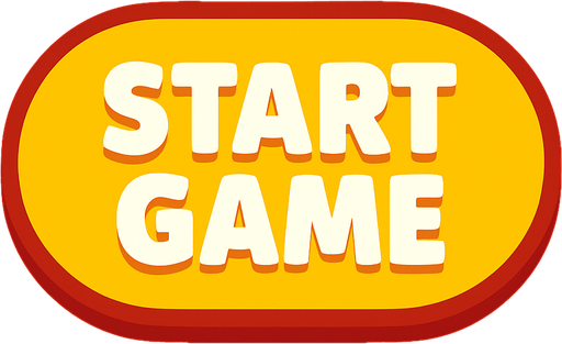 Start game button.
In-Game asset.  2d.  High contrast.  No shadows