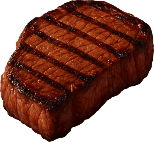 Steak - Gerçekçi - Yazısız.
In-Game asset.  2d.  High contrast.  No shadows
