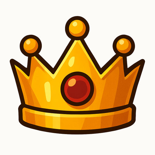 crown.
In-Game asset.  2d.  High contrast.  No shadows