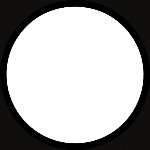 a circle green.
In-Game asset.  2d.  High contrast.  No shadows