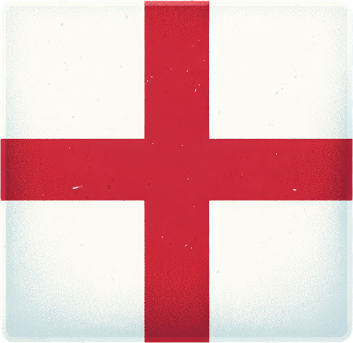 england flag. simple. flat.
Single Game Texture. In-Game asset. 2d. Blank background. High contrast. No shadows.