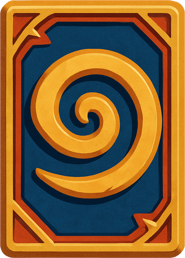 cardback.
In-Game asset.  2d.  High contrast.  No shadows
