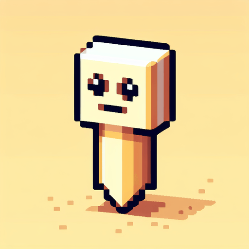 paper peg
Single Game Texture. In-Game asset. 2d. Blank background. High contrast. No shadows. pixel. 8 bit